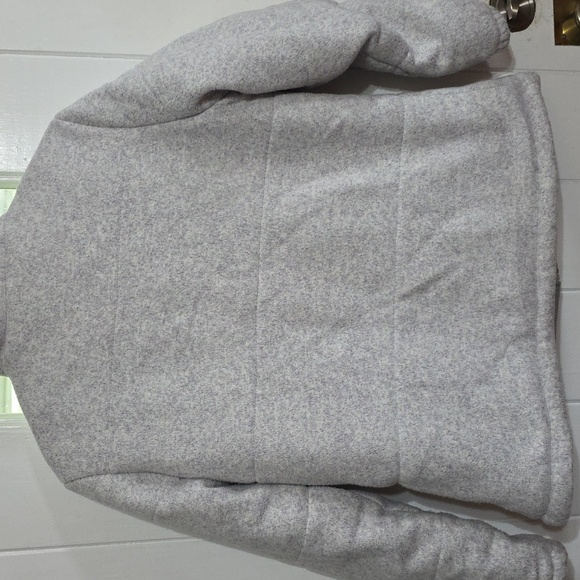 New Balance Women's Coat Jacket Sherpa Lined Zips Pockets Warm Sz L EUC - Picture 7 of 13